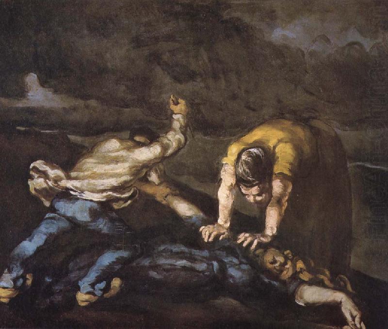 Paul Cezanne murder china oil painting image